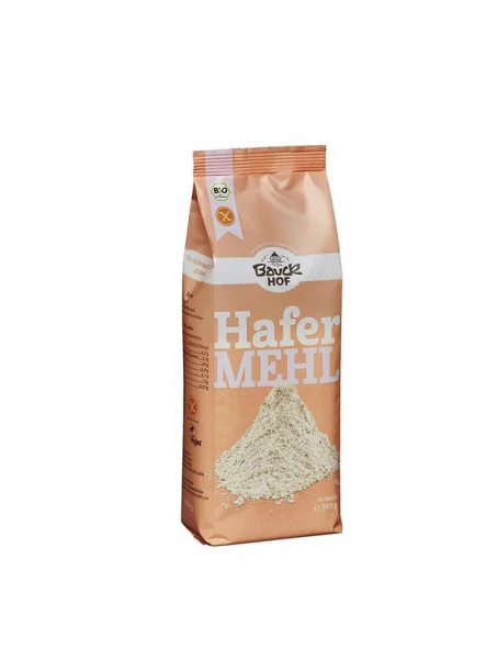 BauckMühle ovsena moka brez glutena v embalaži 350g