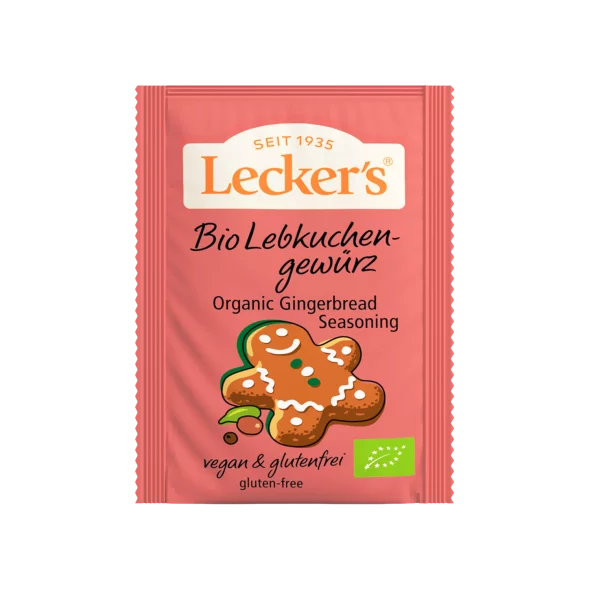 Lecker's začimba za medenjake ekološka v embalaži 16g