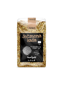 Nutrigold ekološki ječmen/ ješprenj v prozorni plastični embalaži, 1000g.