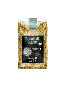 Nutrigold ekološka ovsena kaša v prozorni plastični embalaži, 1000g.