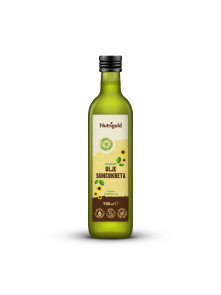 Nutrigold ekološko hladno stisnjeno sončnično olje v 750 mililitrski steklenici.