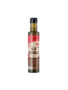 Nutrigold ekološko hladno stisnjeno ricinusovo olje v steklenici, 250 ml.