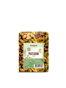 Nutrigold surova pistacijeva jedrca v plastični embalaži, 250g.