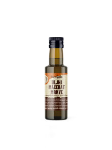 Nutrigold ekološki korenčkov oljni macerat v steklenički, 100ml.