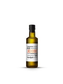 Nutrigold ekološko jojobino olje v steklenički, 100ml.