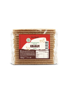 Nutrigold ekološki hrustljevi grahamovi kruhki v plastični embalaži, 125 g.