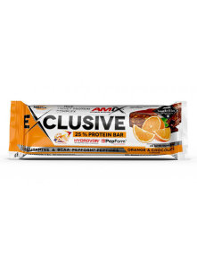 Amix exclusive beljakovinska čokoladaz okusom pomaranče in čokolade, 40g.