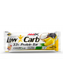 Amix Low Carb 33% Beljakovinska ploščica Hawaii Pina Colada 60g Amix