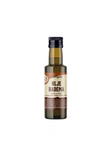Nutrigold ekološko hladno stisnjeno andljevo olje v steklenički, 100ml.