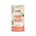 Nutrigold Natural pirini vaflji v prozorni plastični embalaži, 100g.