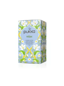 Pukka ekološki čaj Relax v kartonski embalaži, 40g.