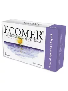 Ecomer kapsule z oljem jeter morskega psa v embalaži 60 kapsul