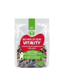 Probios ekološka mešanica semen Vitality z ajdo in paradižnikom v plastični embalaži, 125g.