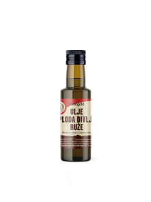 Nutrigold ekološko hladno stisnjeno šipkovo olje v steklenički, 100ml.