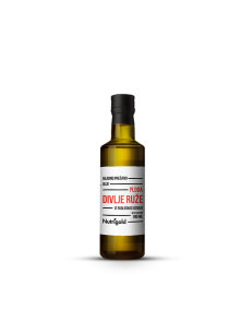 Nutrigold ekološko hladno stisnjeno šipkovo olje v steklenički, 100ml.