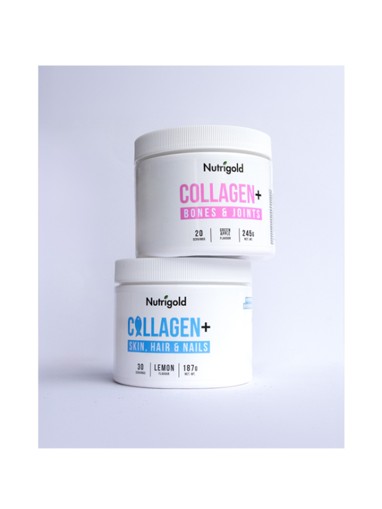 Collagen+ Bones and Joints - Za zdravje kosti Zeleno jabolko 245g Nutrigold