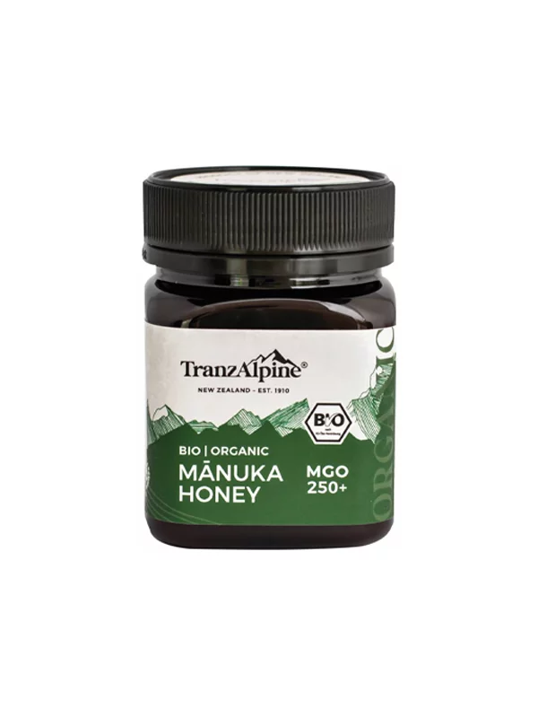 TranzAlpine Manuka med MGO 250 v kozarcu, 250g.