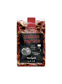 Nutrigold ekološki sušeni paradižnik v prozorni plastični embalaži, 250g Nutrigold.