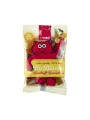 Sobo ekološki sadni gumijevi bonboni v obliki medvedkov v plastični embalaži, 100g.