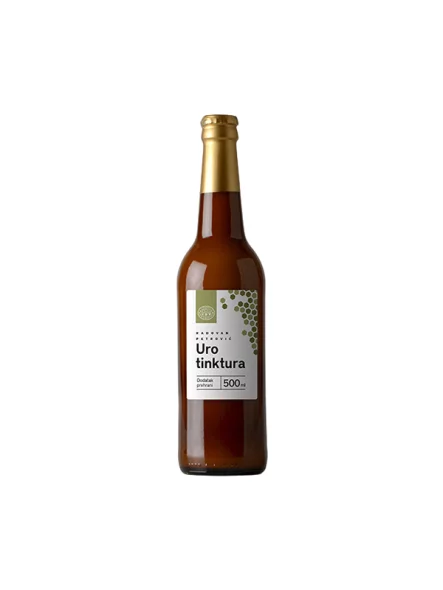Radovan Petrović Uro tinktura - za težave s sečili v rjavi steklenici, 500ml.