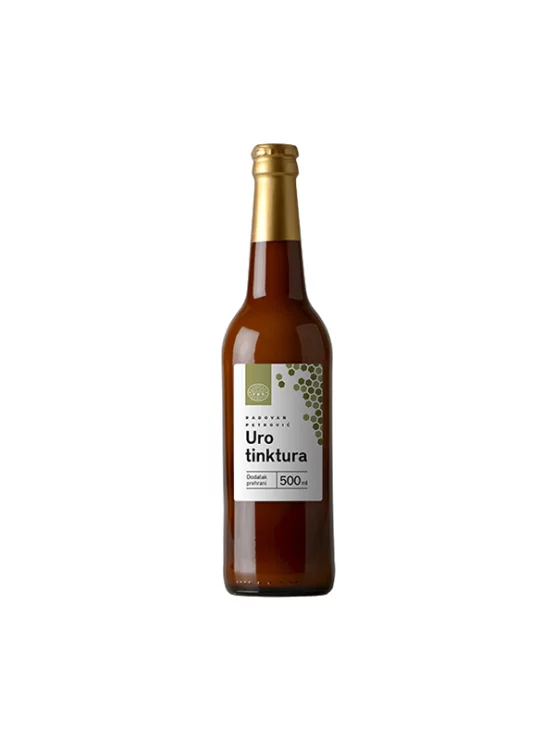 Radovan Petrović Uro tinktura - za težave s sečili v rjavi steklenici, 500ml.
