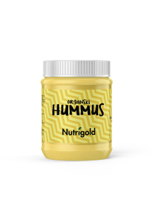 Nutrigold ekološki hummus v plastičnem kozarcu, 260g.