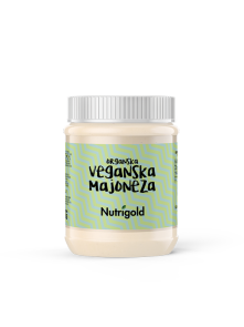 Nutrigold ekološka veganska majoneza v kozarcu, 270g.