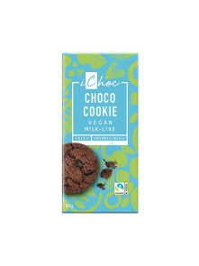 ichoc veganska čokolada chocho cookie v embalaži 80g