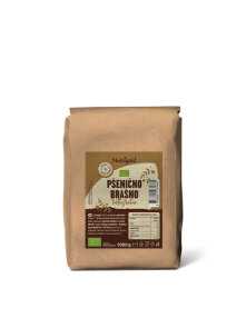 Nutrigold polnozrnata pšenična moka v rjavi papirnati embalaži, 1000g.