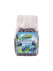Dennree ekološke liofilizirane borovnice v prozorni plastični embalaži, 35g.