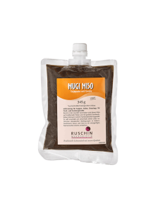 Ruschin pasteriziran Miso z ječmenom Mungi v prozorni plastični embalaži, 345g.
