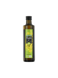 Dennree ekološko repično olje deviško hladno stisnjeno v steklenici, 500ml.