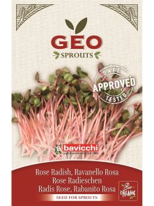 Rožnata redkvica Semena za kaljenje – Ekološka 20g Geo
