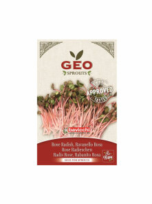 Rožnata redkvica Semena za kaljenje – Ekološka 20g Geo