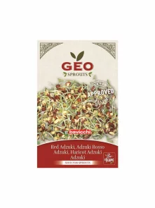 Azuki fižol Semena za kaljenje – Ekološka 90g Geo