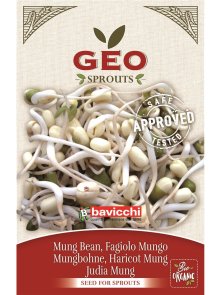 Mungo fižol Semena za kaljenje – Ekološka 90g Geo