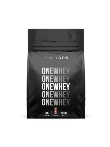 ProteONE ONEWHEY beljakovine Dvojna čokolada v črni plastični embalaži, 900g.