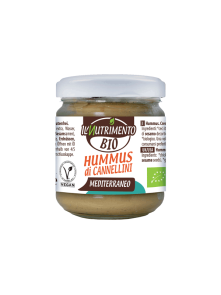 Probios ekološki hummus z mandlji in fižolom v kozarcu, 180g.