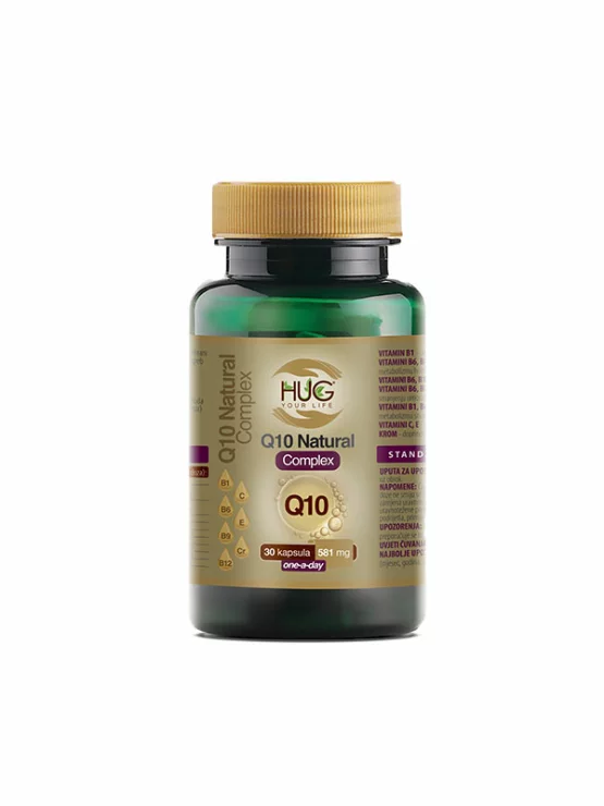 Q10 Natural Complex kapsule – 30x581mg Hug Your Life