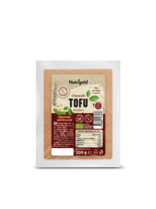 Nutrigold dimljen tofu v vakuumirani plastični embalaži, 200g.