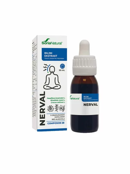Soria Natural Nerval XXL kompleks v stekleničkah, 50ml.