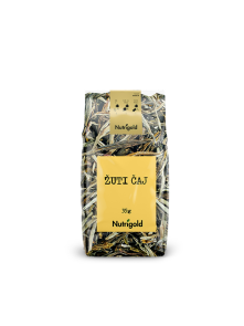 Nutrigold rumeni čaj v plastični embalaži, 35g.