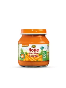 Holle ekološka kašica iz korenčka v kozarcu, 125g.