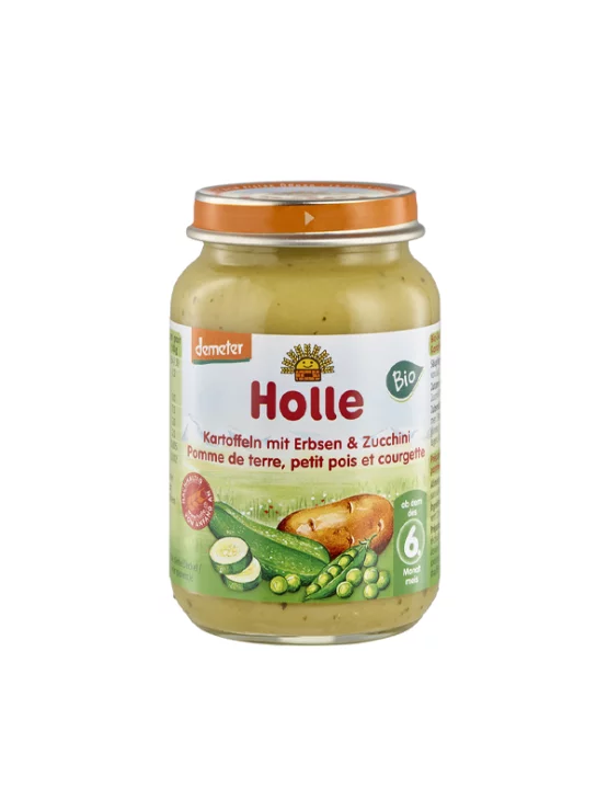 Holle Kašica s krompirjem, grahom in bučko (od 6. meseca) – Ekološka 190g