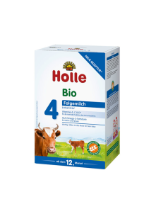 Holle začetno mleko za dojenčke od 12. mesecev starosti v kartonski embalaži, 600g.