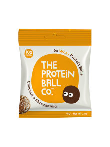 Protein Balls CO WHEY beljakovinske kroglice s kokosom in makadamijo v plastični embalaži, 45g.