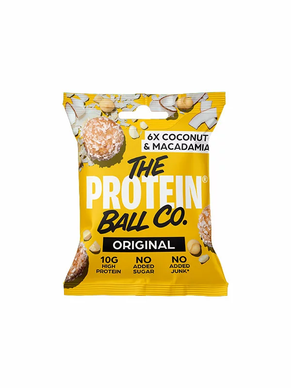 Protein Balls CO WHEY beljakovinske kroglice s kokosom in makadamijo v plastični embalaži, 45g.