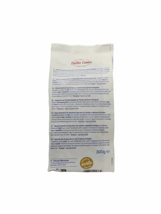 Mickey Mouse Disney testenine Špinača & Paradižnik & Durum – Ekološke 300g Probios