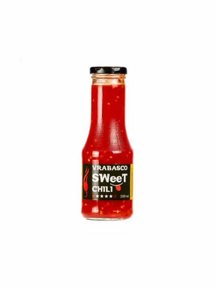Volim Ljuto Vrabasco Sweet Chilli omaka v steklenici, 300ml.