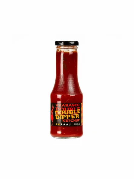 Volim Ljuto Vrabasco Ketchup Double Dipper v steklenici, 300ml.